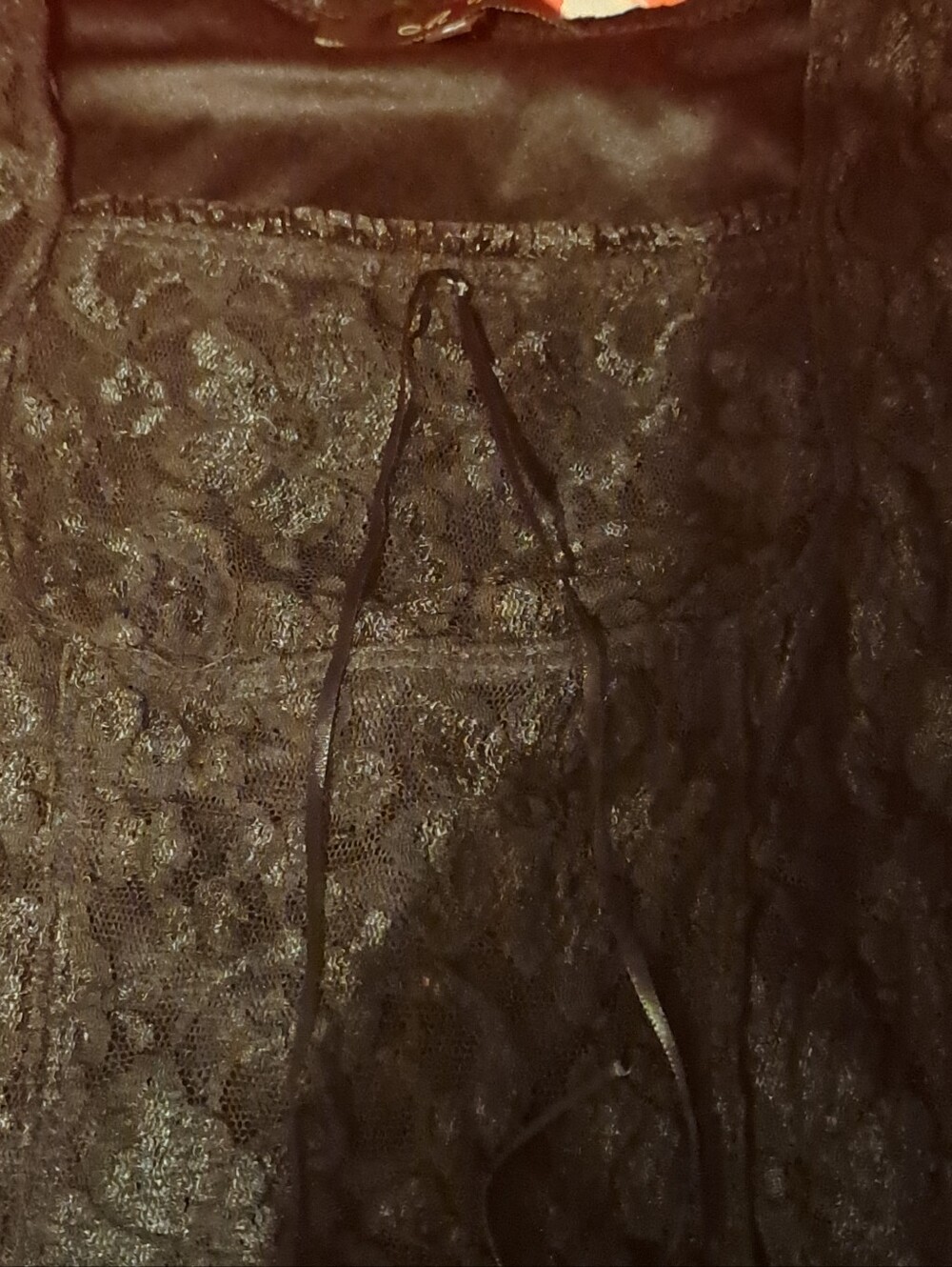 Black Lace Top - Picture 2 of 4